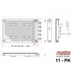Mastaş PK Tip 11 Klasik Panel Radyatör Kompakt Ventil